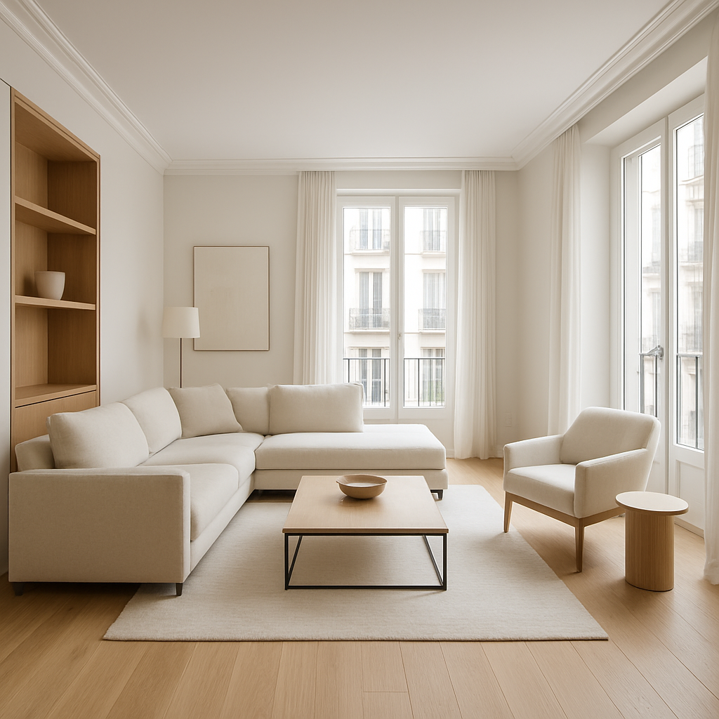 Reforma integral moderna de una vivienda en Madrid